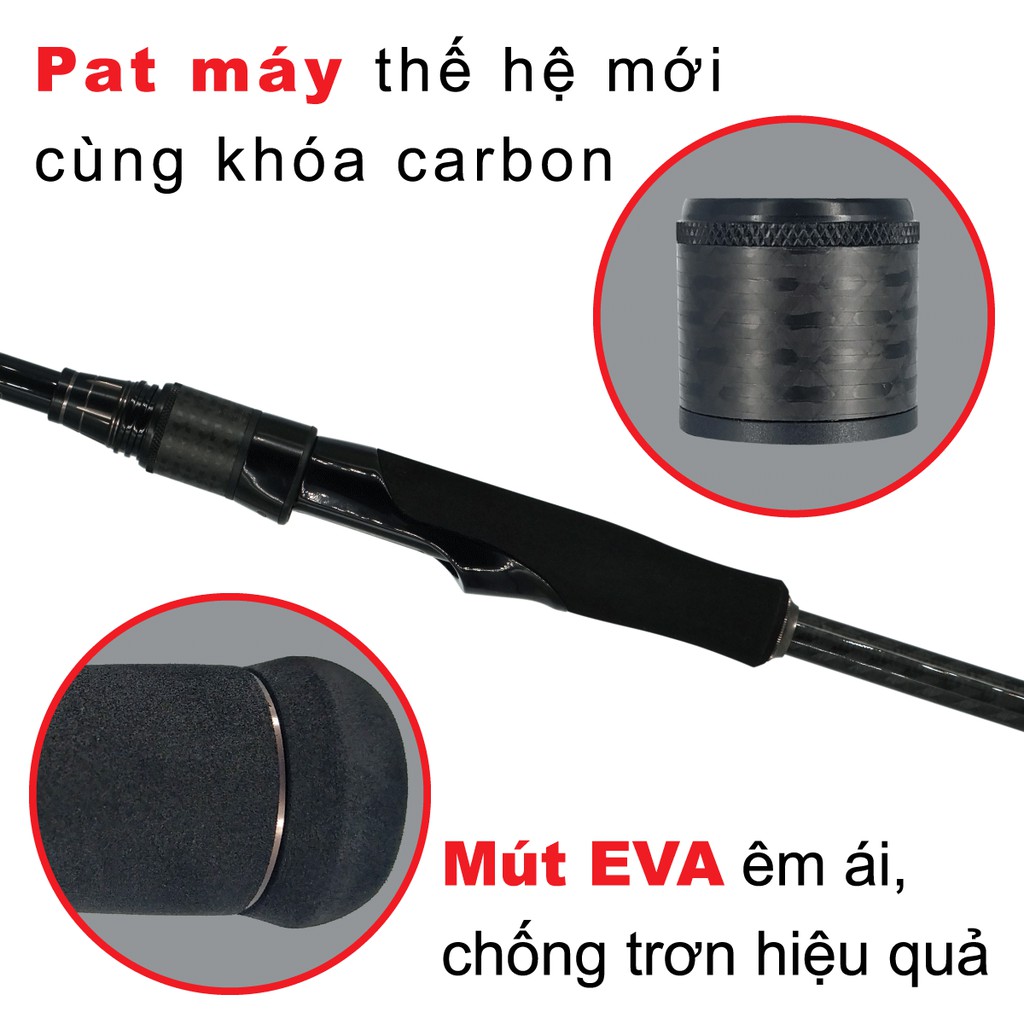 CẦN CÂU LURE MÁY ĐỨNG - FALCHION