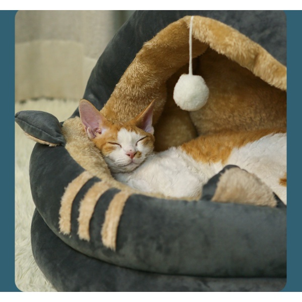 Ổ Nệm Nhà Lồng Bằng Bông Siêu Êm Cho Thú Cưng Ngu Ngon