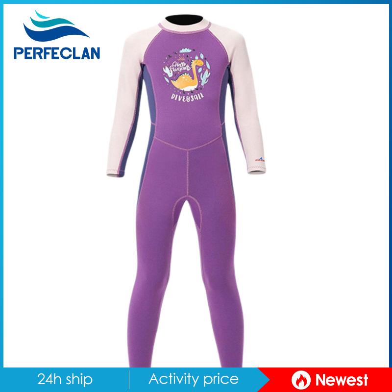 [Perfeclan] Bộ Đồ Bơi Lặn / Lướt Ván Dày 2.5mm Dành Cho Trẻ Em