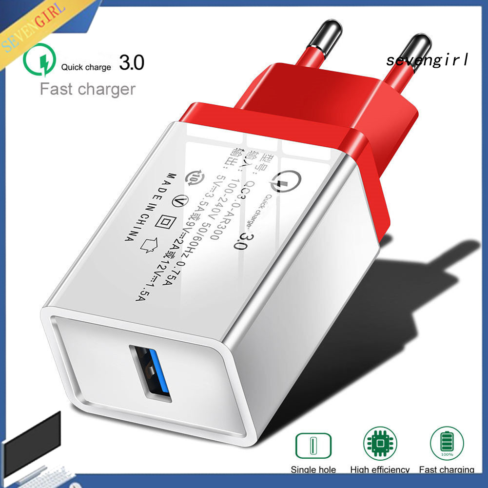 Củ Sạc Nhanh 5v / 3a Qc3.0 Usb Đơn Cho Điện Thoại