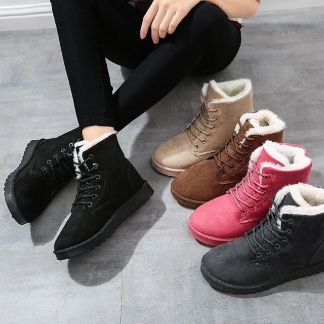 Boots lót lông siêu ấm áp