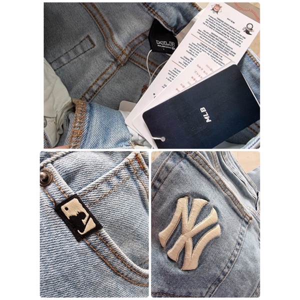 Quần Jean Suông Mlb