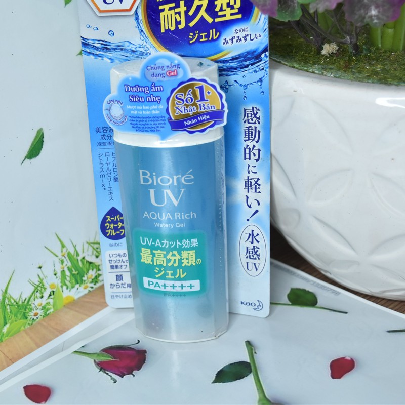 gel chống nắng biore UV aqua rich watery essence pa++++ 90ml