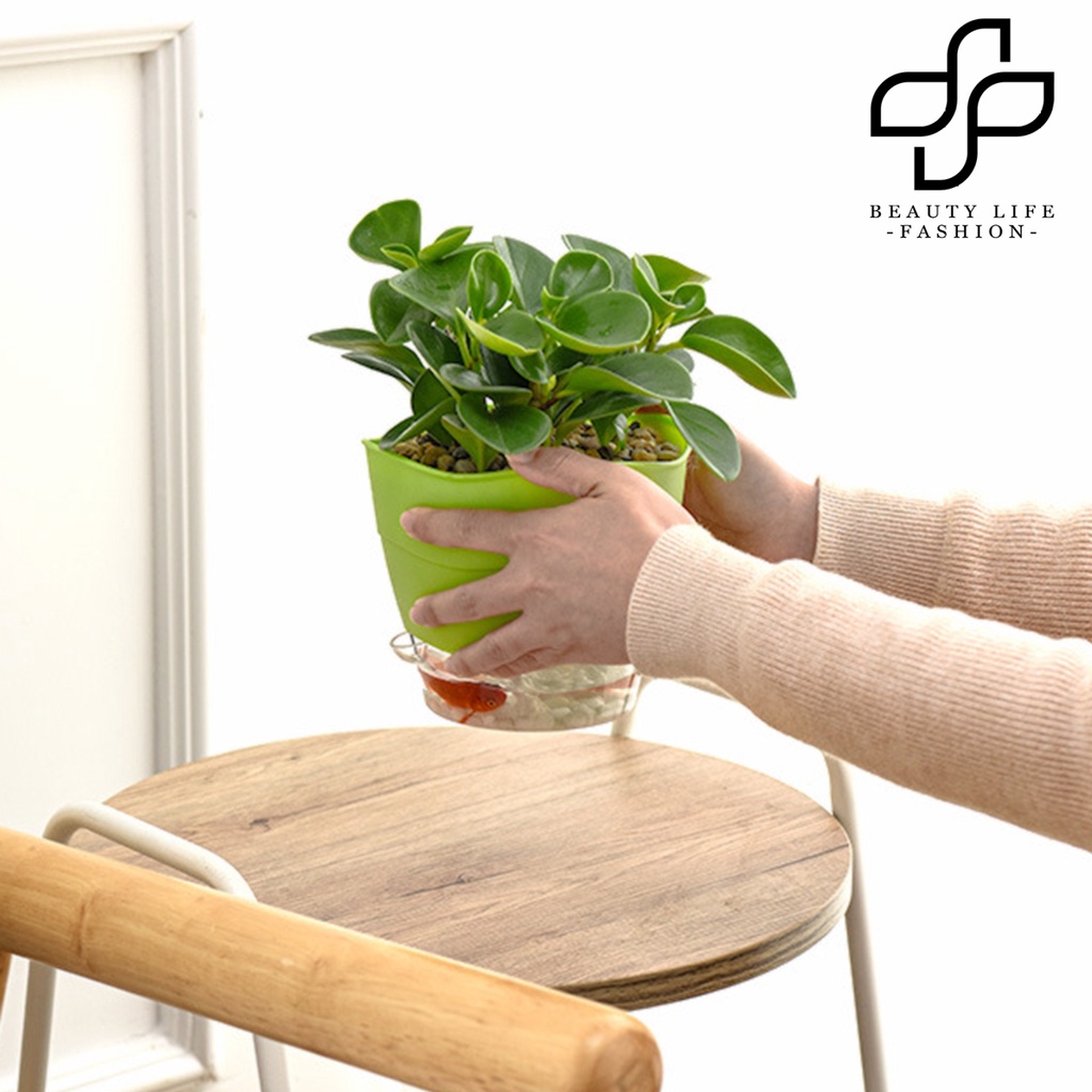 Chậu trồng cây tự tưới nước bằng nhựa pp nhiều lớp có thể tháo rời đa năng