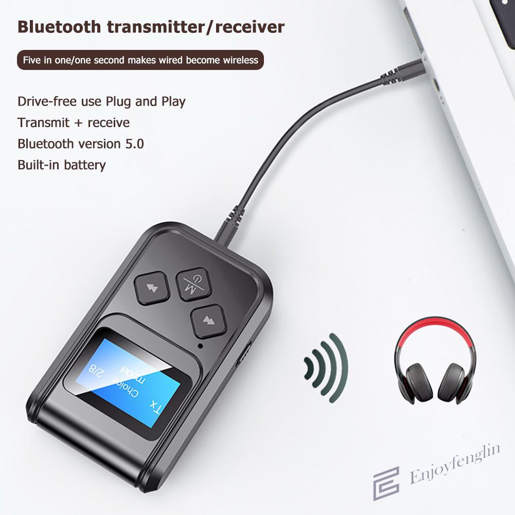 Bộ Thu Phát Âm Thanh Không Dây 2 Trong 1 Bluetooth 5.0 Cho Tv Pc