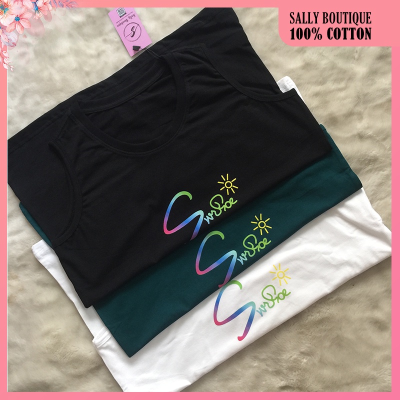 Áo thun sát nách nữ thun cotton 4 chiều SUNSHINE-SALLY-SN103