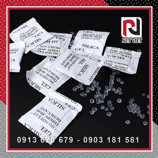 Gói hút ẩm bán lẻ theo gói - Loại 1g Silica Gel - Hạt hút ẩm quần áo, giày dép, máy ảnh,....