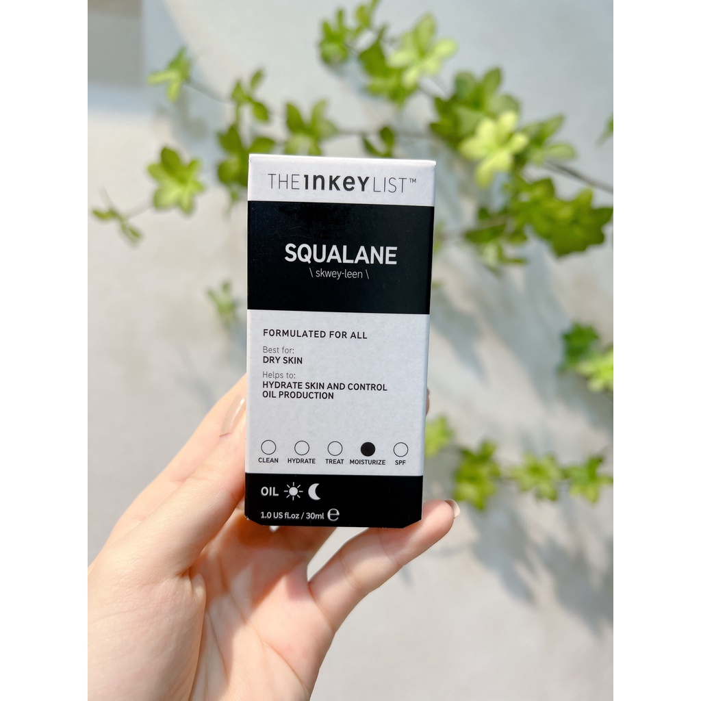 Dầu dưỡng da cấp nước chống lão hóa Squalane Oil The INKEY List - Hity Beauty