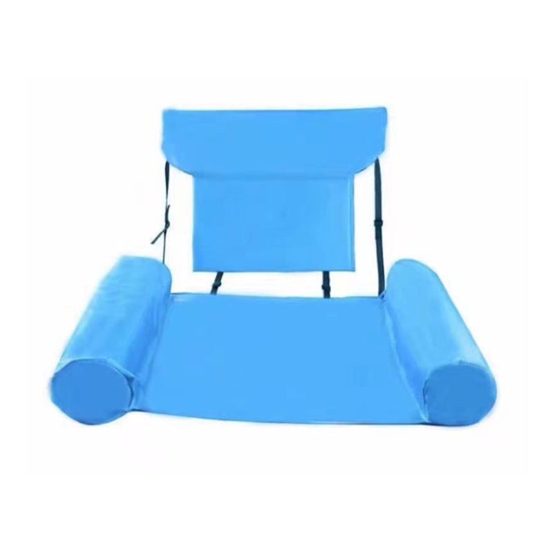 Giường Phao Bơm Hơi Dạng Ghế Nằm Nổi Trên Mặt Nước Có Thể Gấp Gọn Dùng Khi Đi Bơi / Bãi Biển