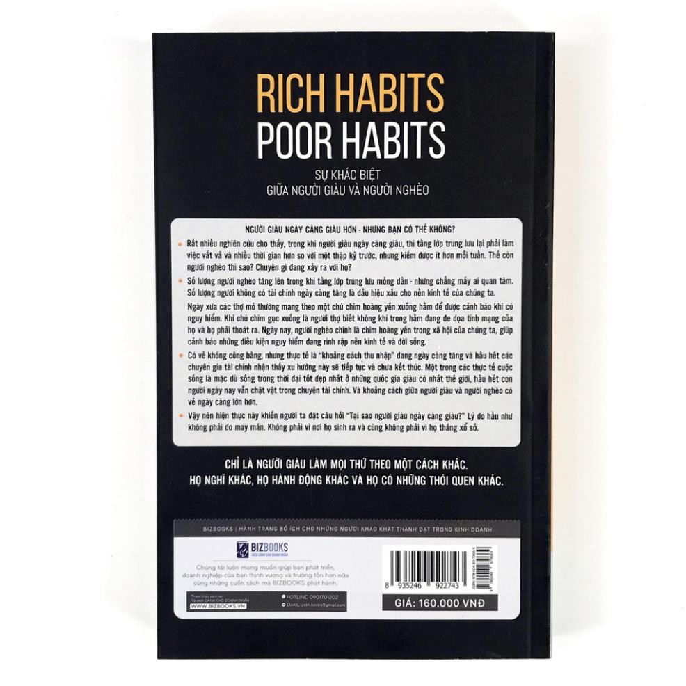 [Sách] - Rich Habits - Poor Habits - Sự Khác Biệt Giữa Người Giàu Và Người Nghèo