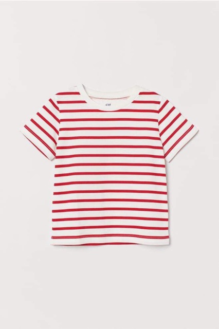 Áo phông kẻ đỏ H&M