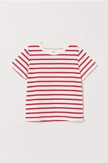 Áo phông kẻ đỏ H&M