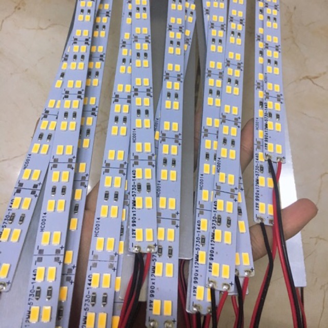 COMBO 20 THANH led 2 hàng ĐIỆN ÁP 12v