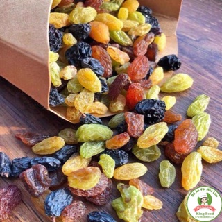 100gr nho khô mix 3 vị quả to