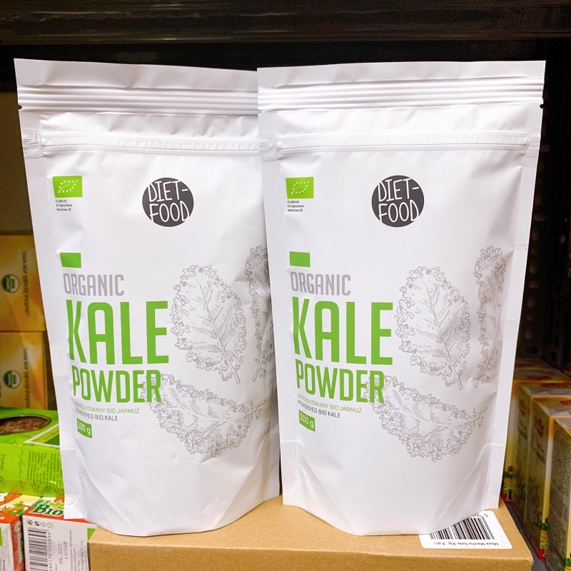 Bột cải xoăn hữu cơ Kale Organic Powder 100g - Nhập khẩu BA LAN