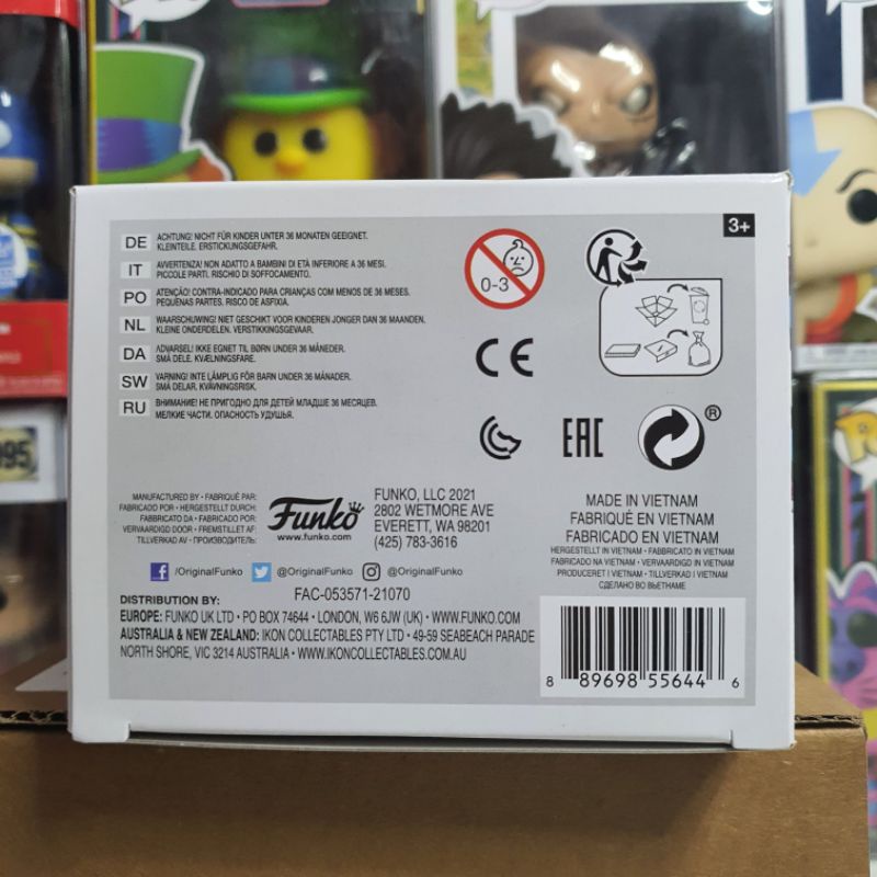 Đồ chơi mô hình funko pop 842 Venomized Ironheart (Glow on the Dark) Popinabox Sticker - Marvel