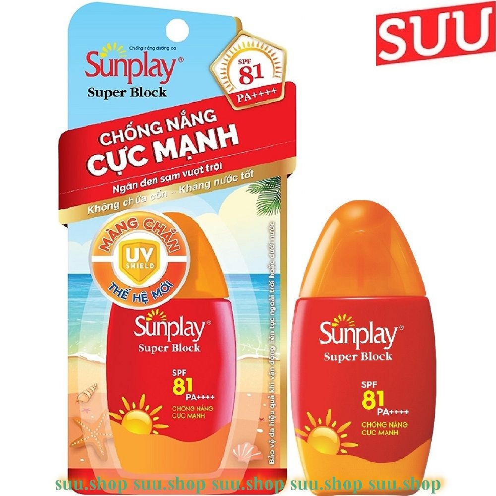 KEM CHỐNG NẮNG SUNPLAY SPF 81 30G suu.shop cam kết 100% chính hãng.