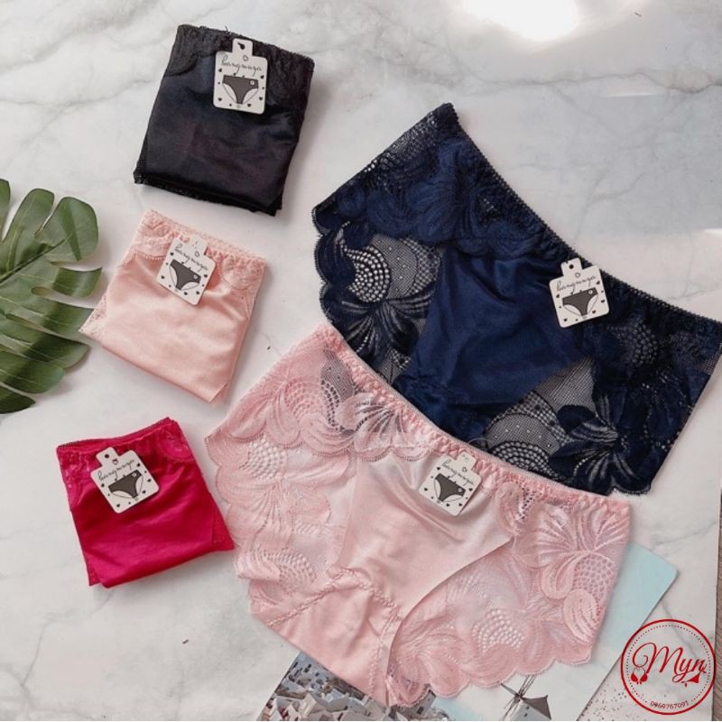 QUẦN SU LỤA REN HOA SEXY MẪU MỚI Q2162