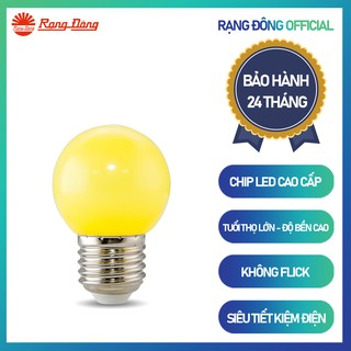 Bóng đèn LED Bulb A45 Y/ 1W- vàng