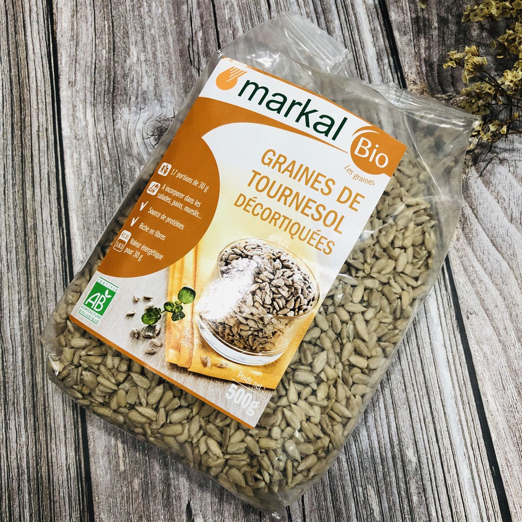 Hạt hướng dương hữu cơ Markal và Bio Planet 500g