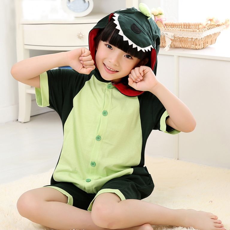 Bộ Đồ Ngủ Liền Thân Hình Thú Dễ Thương Cho Bé