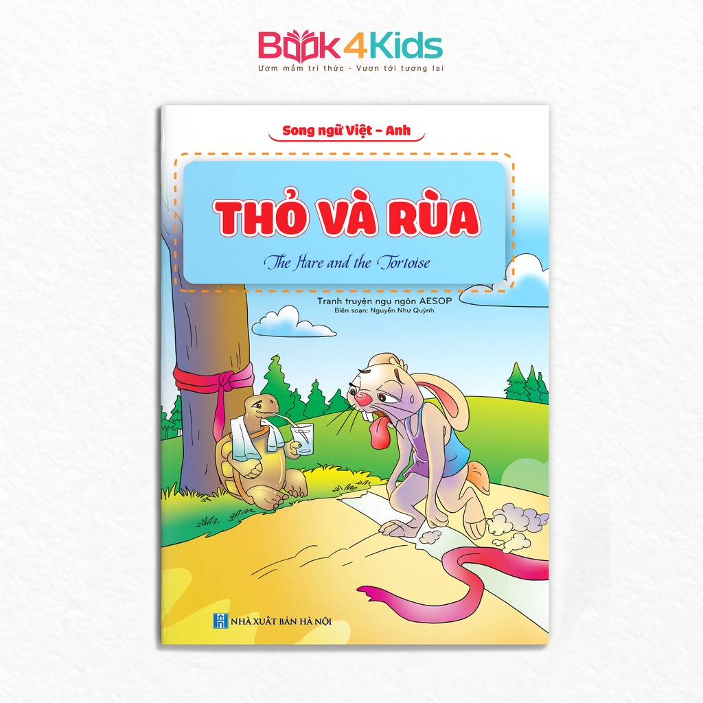 Sách - Bộ 10 Cuốn Tranh Truyện Ngụ Ngôn Aesop - Thần Thoại Hy Lạp - Truyện Cổ Châu Á  - Song Ngữ Việt Anh