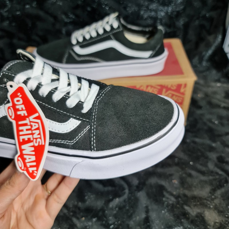 [Ảnh Thật + Video] Giày Vans Old Skool Black White || Giày Vans Old Skool Đen Vạch Trắng