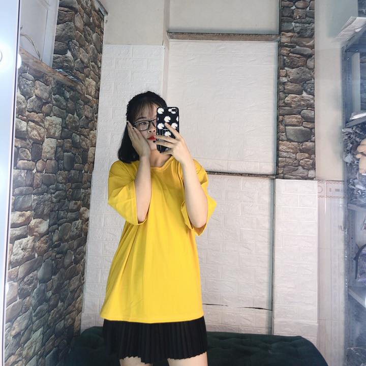 Áo thun trơn tay lỡ cotton , áo thun nam nữ tay lỡ- TTL01 | BigBuy360 - bigbuy360.vn