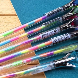 Bút Dạ Quang Hình Viên Kim Cương Nhiều Màu Sắc