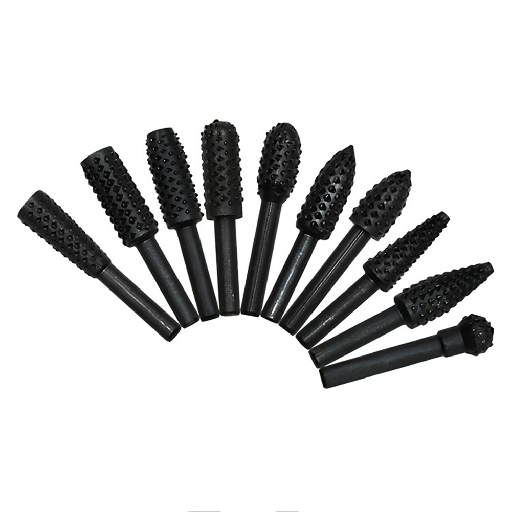 BITS BITS Bộ 10 Mũi Khoan Gỗ 6.3mm (1 / 4 &quot;)