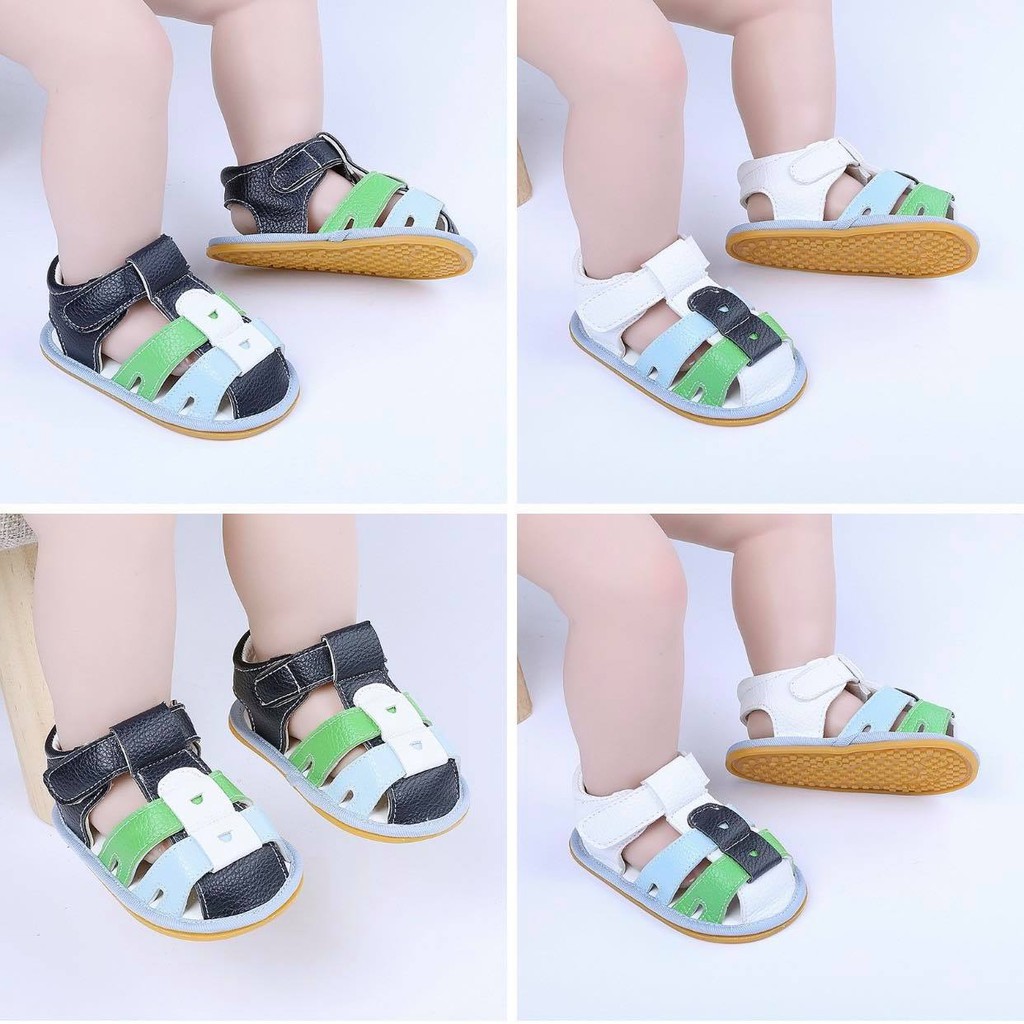 Giày Sandal tập đi cho bé đế cao su mềm mại chống trơn trượt cho bé