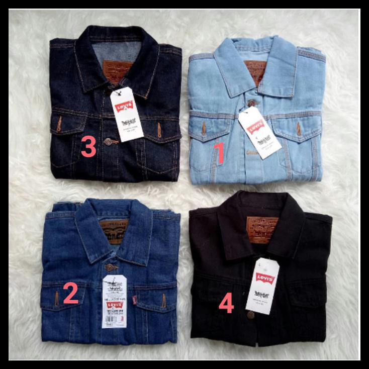 Levis Áo Khoác Jeans Thời Trang Năng Động Cho Nam