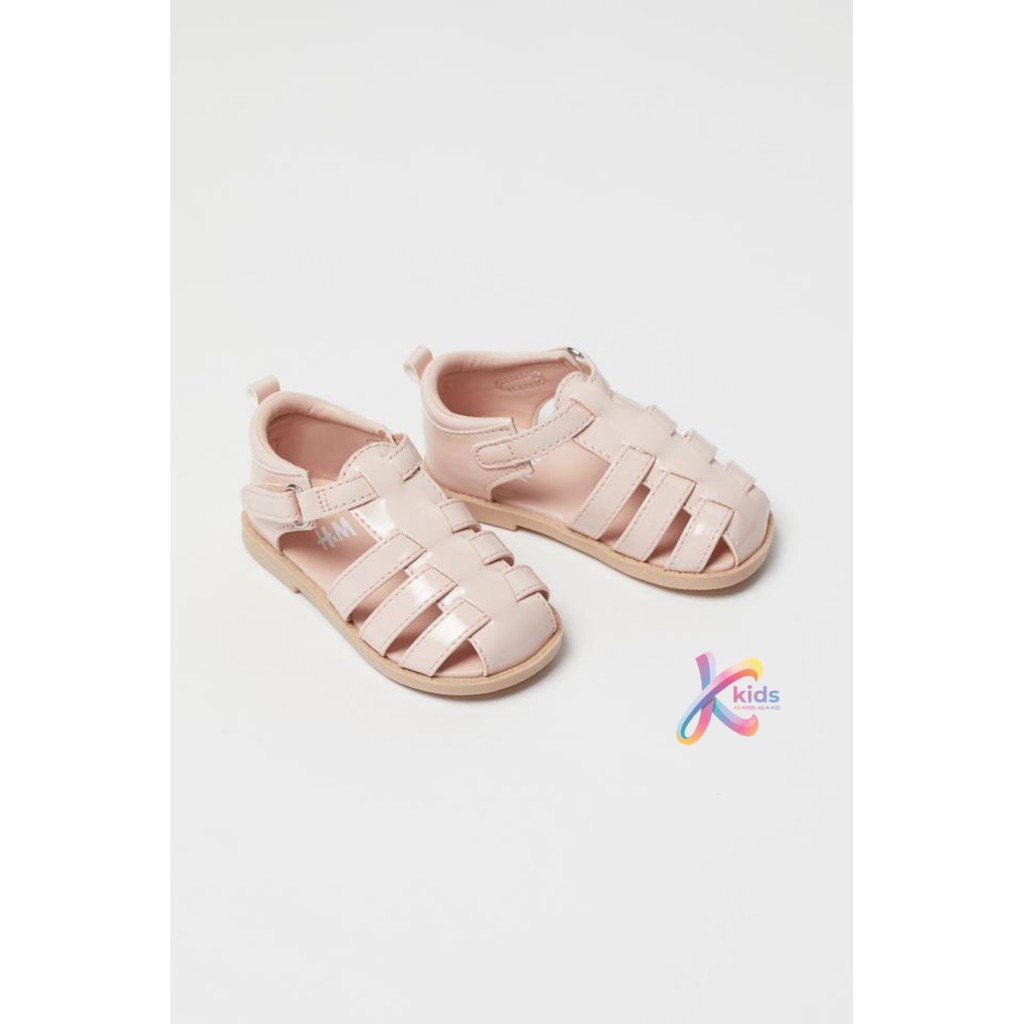 Sandals rọ hồng HM bé gái