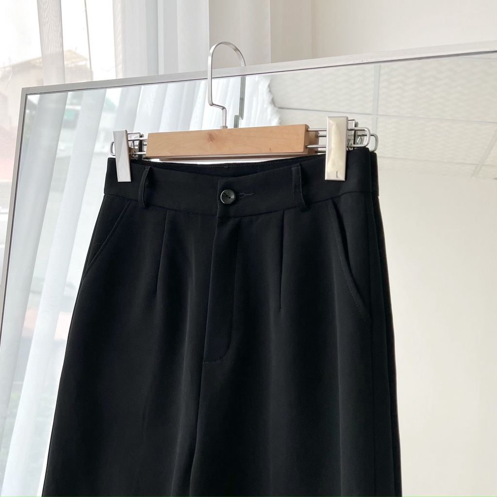 Quần ống rộng dáng suông lửng – Basic Trousers – ufo.thebasic