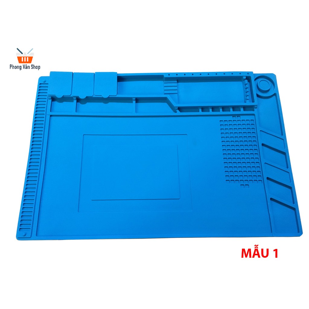 Tấm lót 305x450mm cho thợ sửa chữa điện thoại gồm nhiều khay đựng