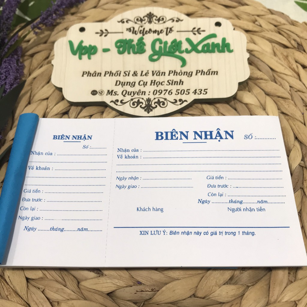 BIÊN NHẬN 1 LIÊN GIẤY FO DÀY ĐẸP (H)