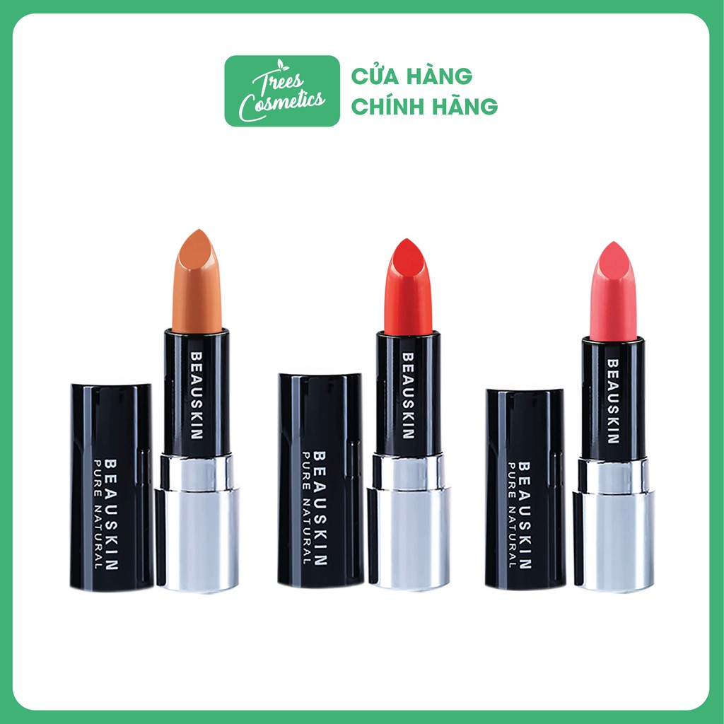 SON LÌ BỀN MÀU MỀM MỊN MÔI BEAUSKIN EXTRA MAKE UP MATTE LIPSTICK 3.5G - HÀN QUỐC CHÍNH HÃNG