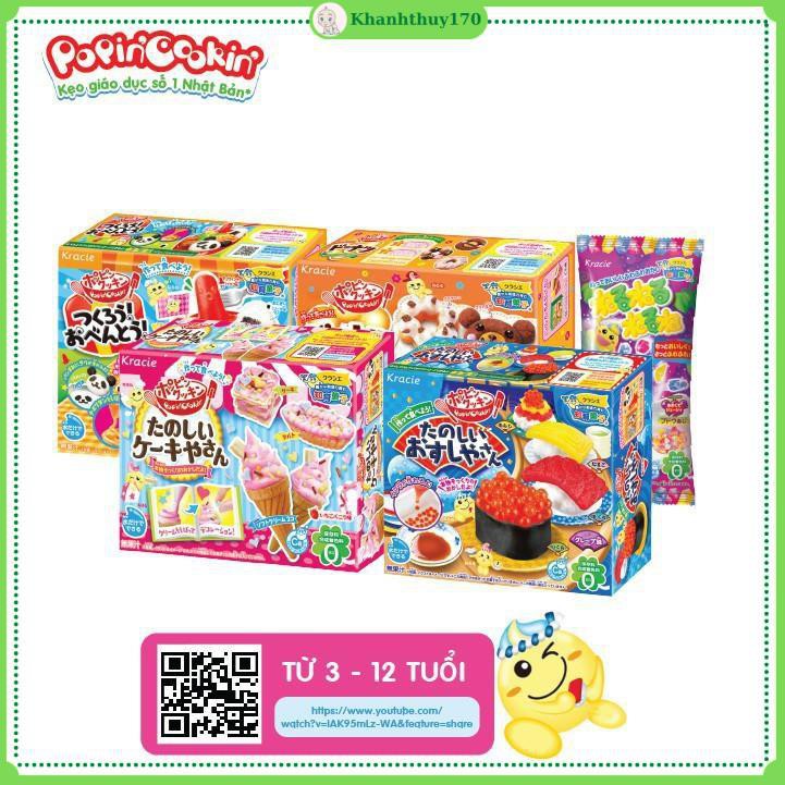 Kẹo đồ chơi Popin Cookin đủ vị