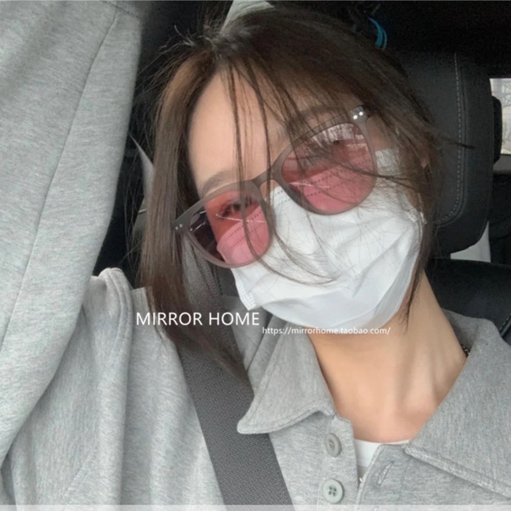 Kính Mát Màu Nâu Phong Cách Hàn Quốc