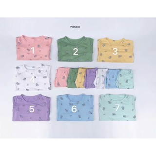 Bộ thun lạnh dài tay Peekaboo lọ sữa