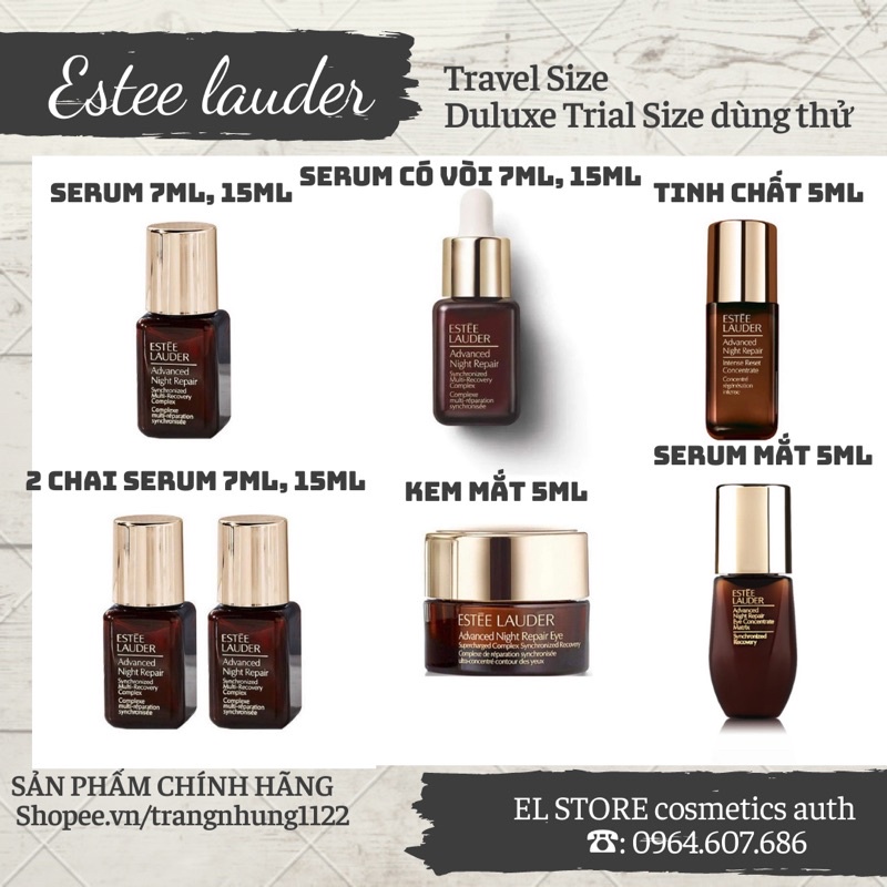 Serum, tinh chất, dưỡng mắt Estee Lauder Advanced Night Repair