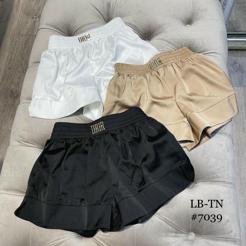 Quần short lụa cạp chun