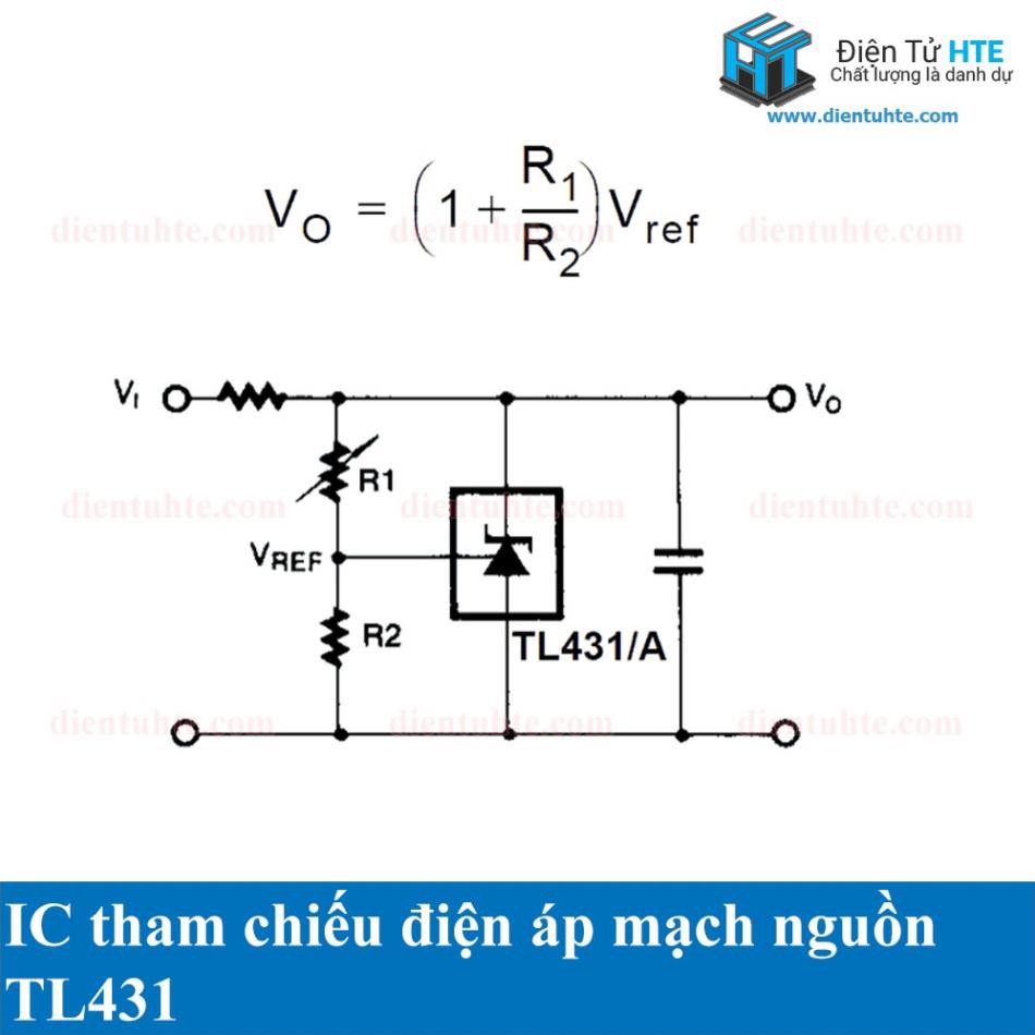 COMBO 20 IC tham chiếu điện áp TL431 TL431A DIP-SMD