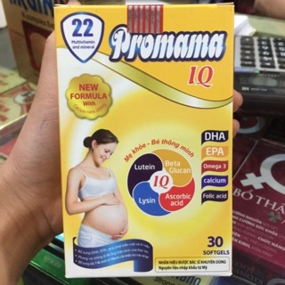 Promama IQ bổ sung vitamin cho mẹ bầu