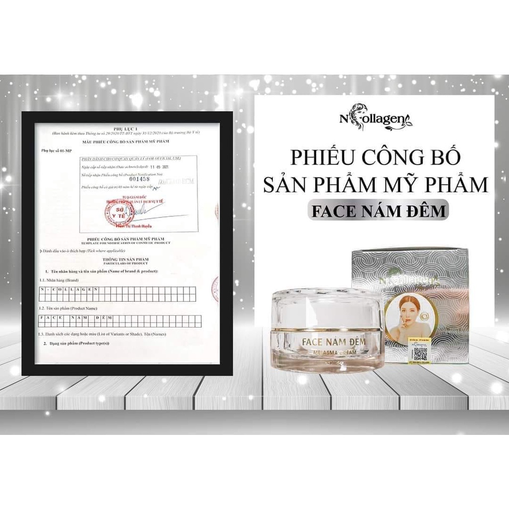 Kem Face Nám Đêm N Collagen Chính Hãng
