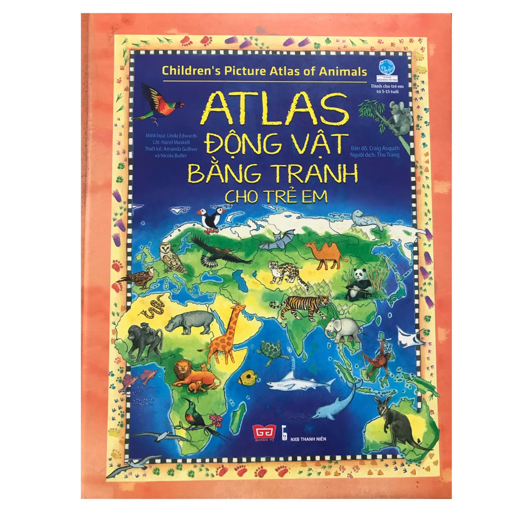 Sách - Children's Picture Atlas - Atlas bằng tranh cho trẻ em