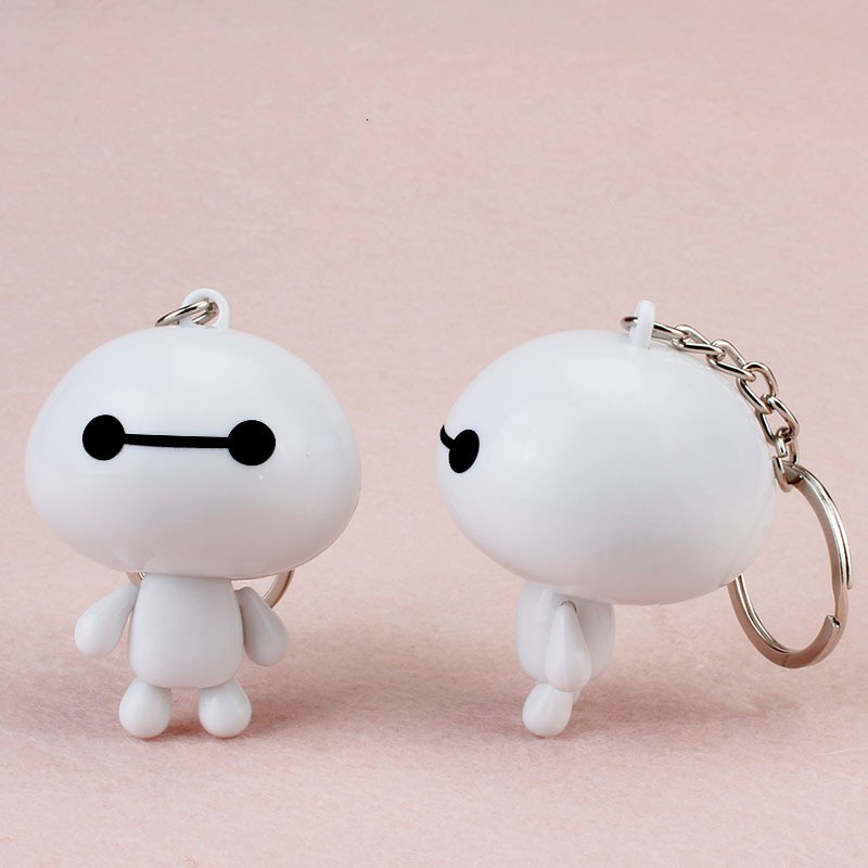 Búp Bê BayMax Có Thể Di Chuyển Kèm Móc Khóa Dễ Thương Trang Trí Túi Xách / Điện Thoại