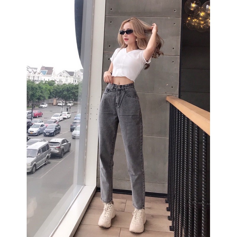 [CÓ SIZE ĐẠI] Quần Jean Baggy Boyfriend | BigBuy360 - bigbuy360.vn