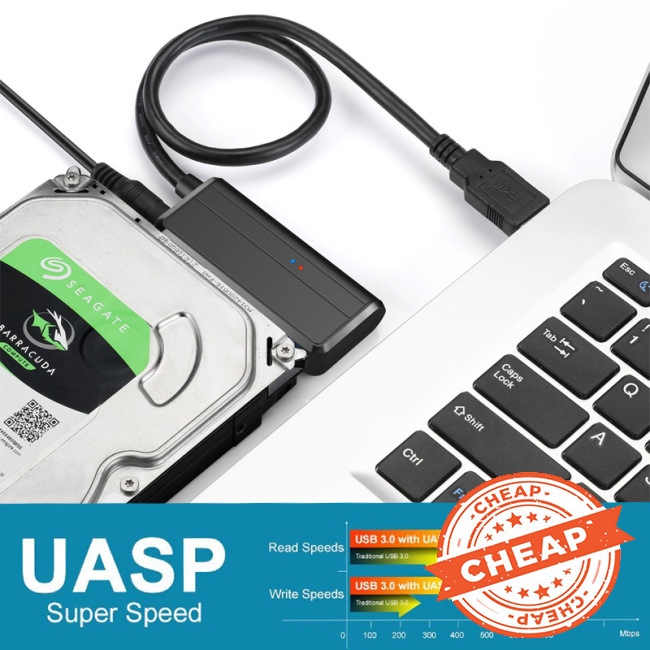 Cáp chuyển đổi USB 3.0 sang Sata 2.5 / 3.5inch Hdd Ssd cho Windows Mac Os chất lượng