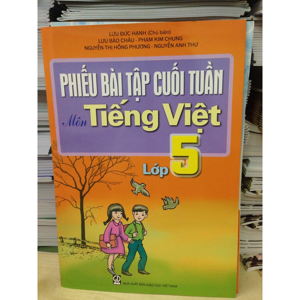 Sách Phiếu bài tập cuối tuần Tiếng Việt lớp 5